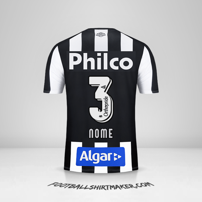 Camisola Santos FC 2019 Alternativa -  nome - 3
