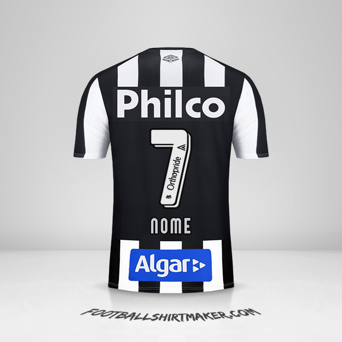 Maglia Santos FC 2019 Seconda -  nome - 7