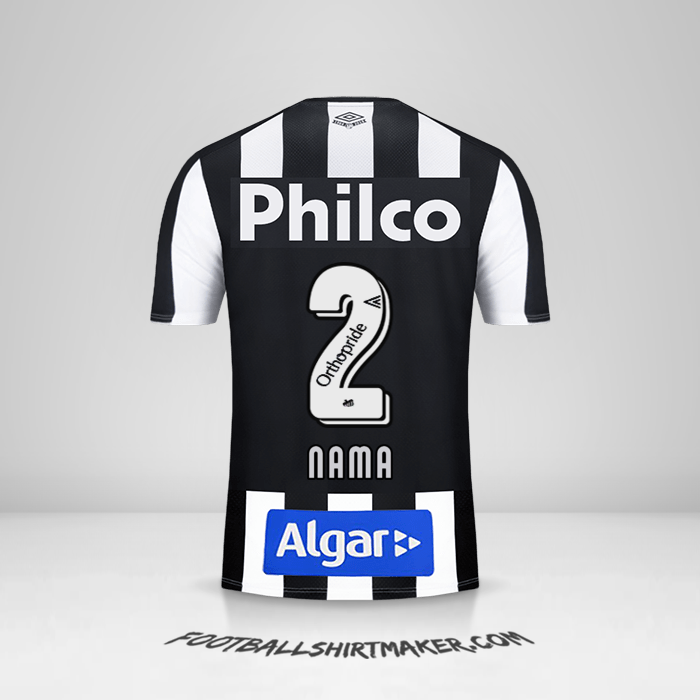 Jersey Santos FC 2019 Alternatif -  nama - 2