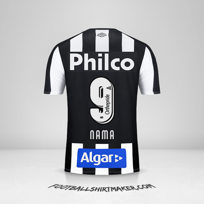 Jersey Santos FC 2019 Alternatif -  nama - 9