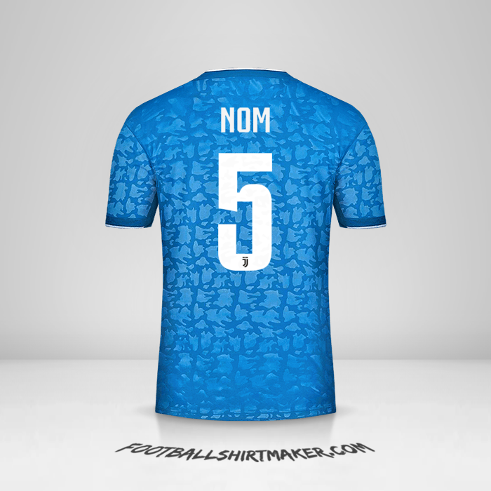Maillot Juventus FC 2019/20 Troisième -  nom - 5