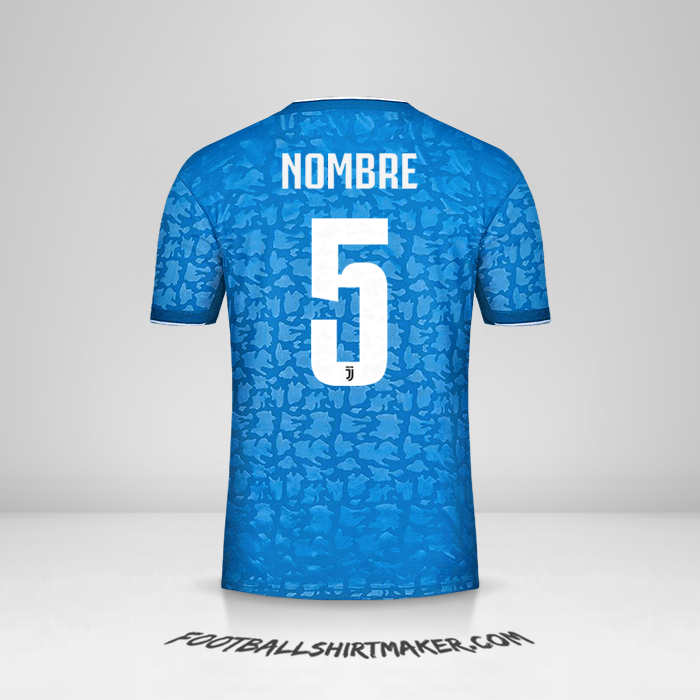 Jersey Juventus FC 2019/20 Tercera -  nombre - 5