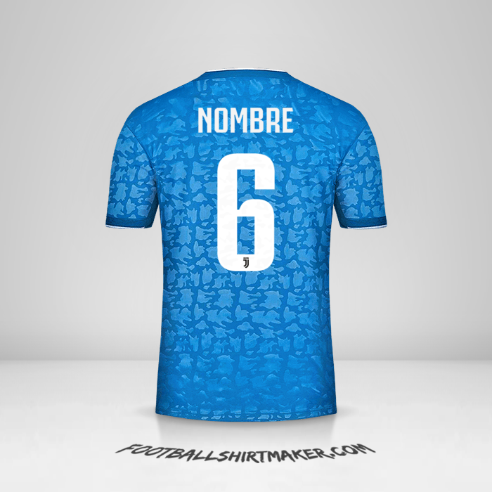 Jersey Juventus FC 2019/20 Tercera -  nombre - 6
