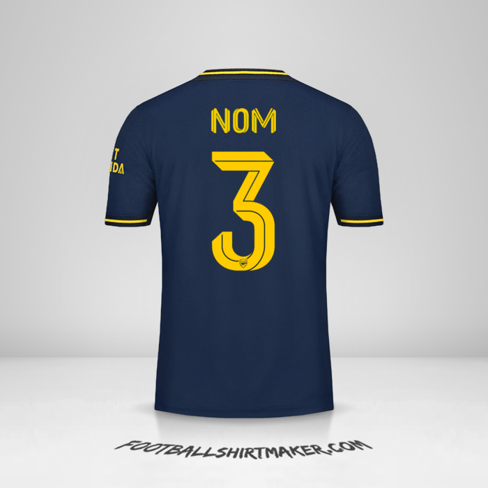 Maillot Arsenal Cup 2019/20 Troisième -  nom - 3