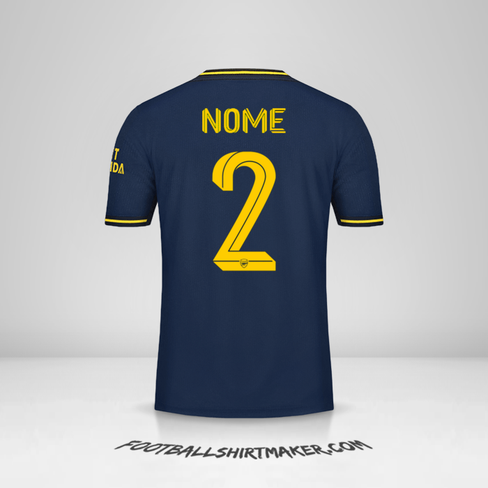 Maglia Arsenal Cup 2019/20 Terza -  nome - 2