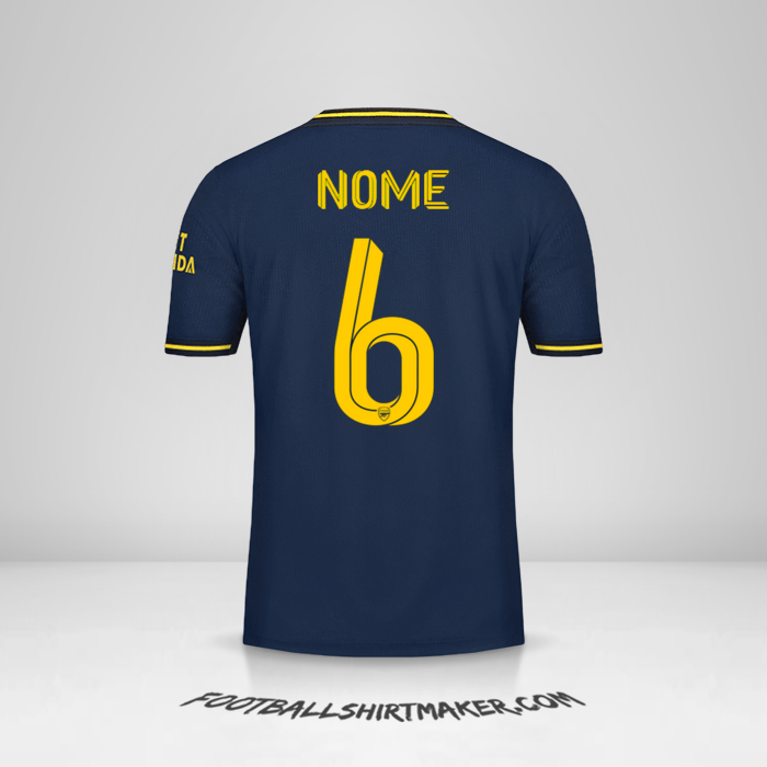 Maglia Arsenal Cup 2019/20 Terza -  nome - 6