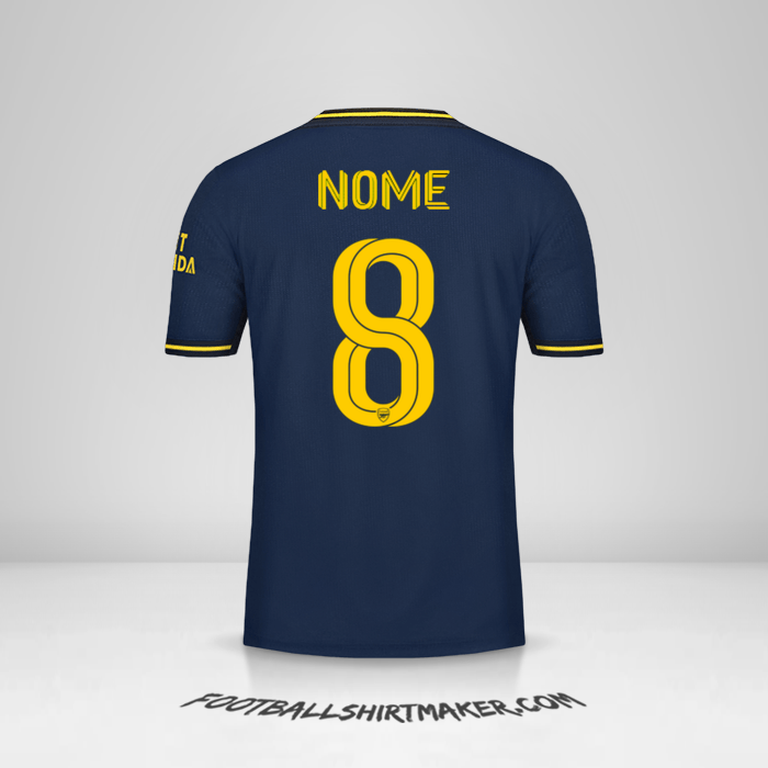 Camisa Arsenal Cup 2019/20 Terceira -  nome - 8