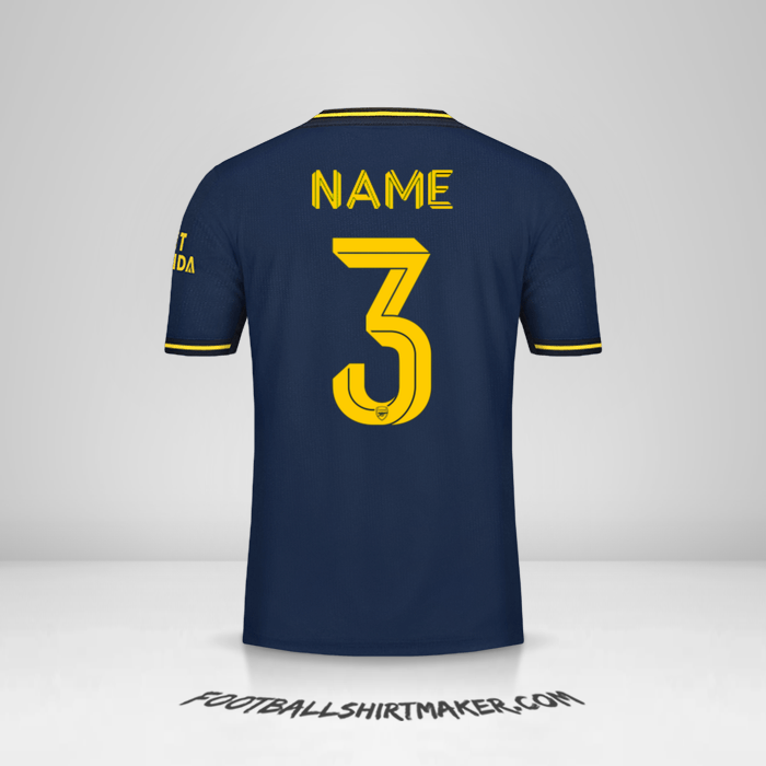 Shirt Arsenal Cup 2019/20 Third -  name - 3