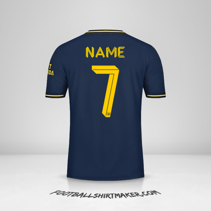 Trikot Arsenal Cup 2019/20 Dritte -  name - 7