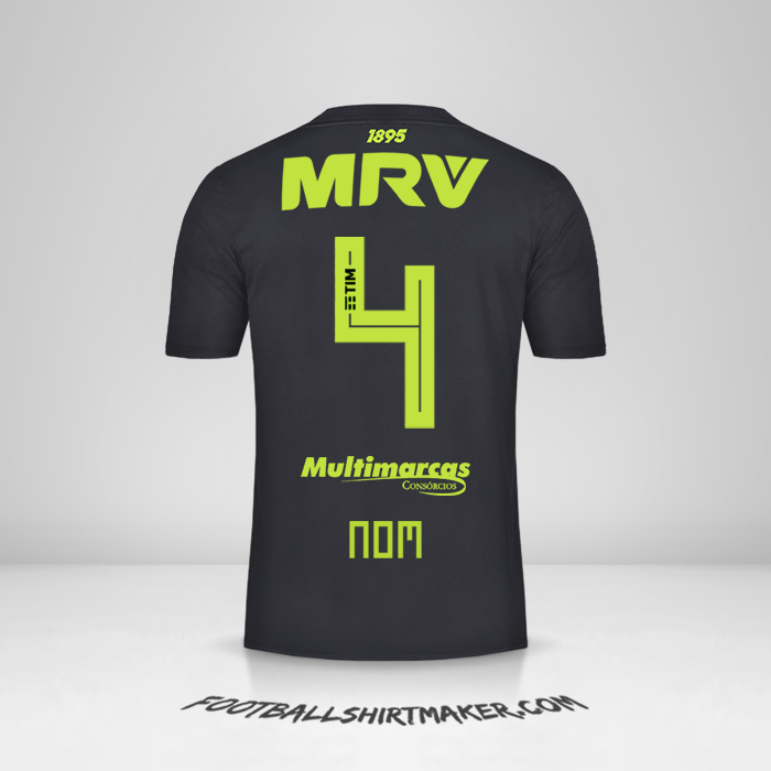 Maillot Flamengo 2019 Troisième -  nom - 4