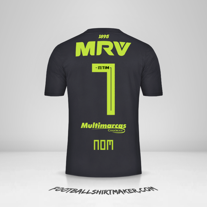 Maillot Flamengo 2019 Troisième -  nom - 7
