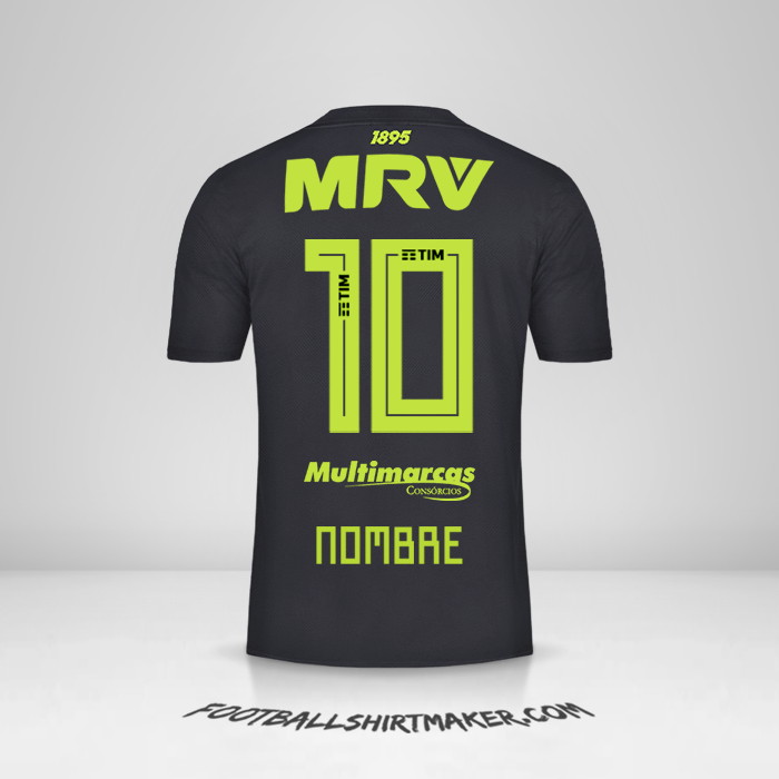 Jersey Flamengo 2019 Tercera -  nombre - 10