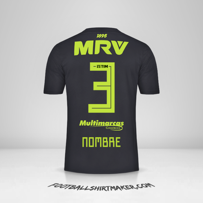 Camiseta Flamengo 2019 Tercera -  nombre - 3