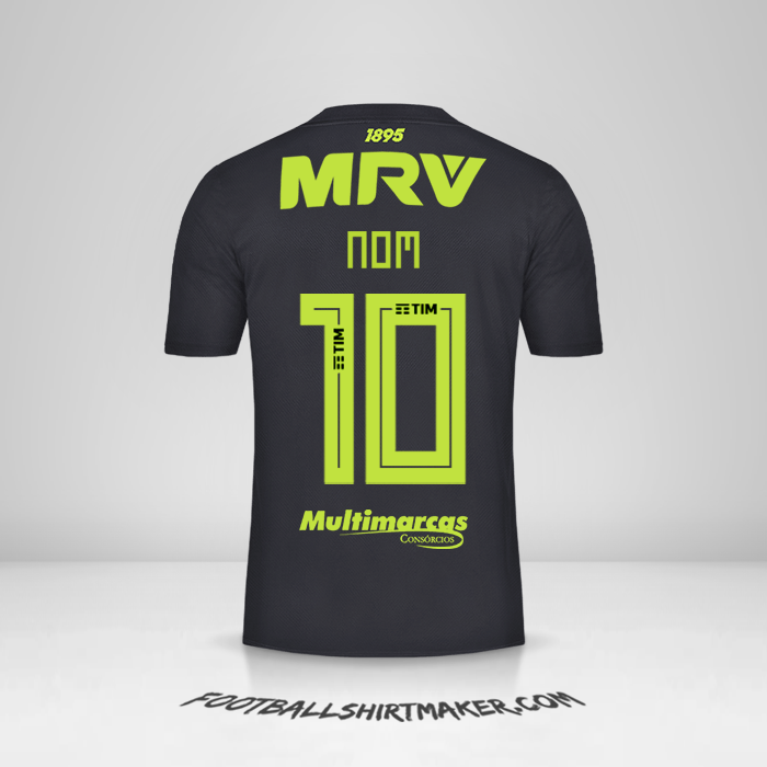 Maillot Flamengo Libertadores 2019 Troisième -  nom - 10