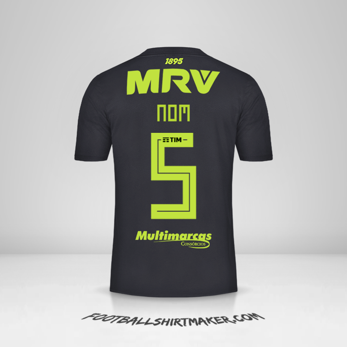 Maillot Flamengo Libertadores 2019 Troisième -  nom - 5