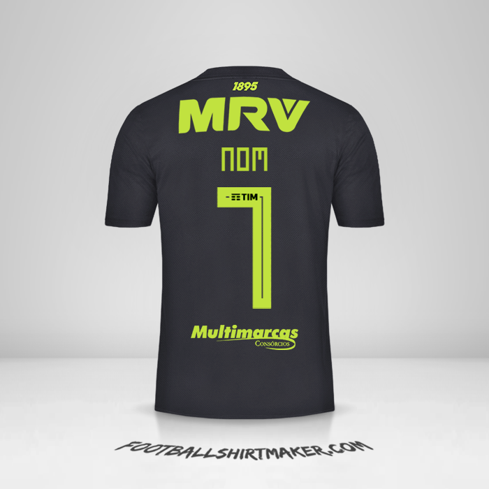 Maillot Flamengo Libertadores 2019 Troisième -  nom - 7