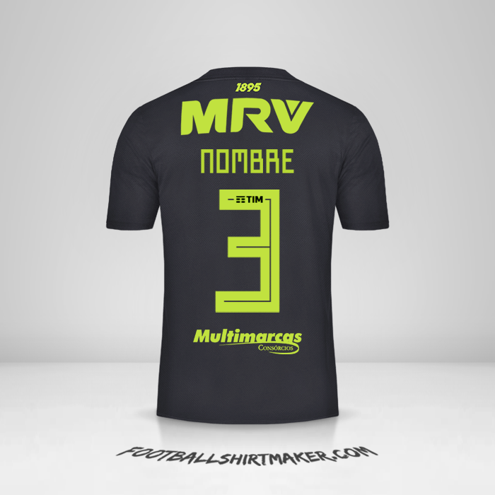 Jersey Flamengo Libertadores 2019 Tercera -  nombre - 3