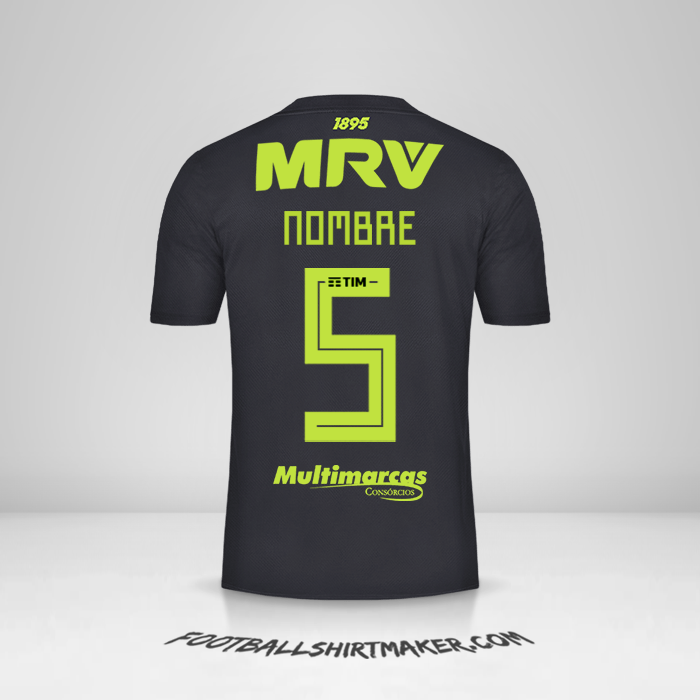 Jersey Flamengo Libertadores 2019 Tercera -  nombre - 5