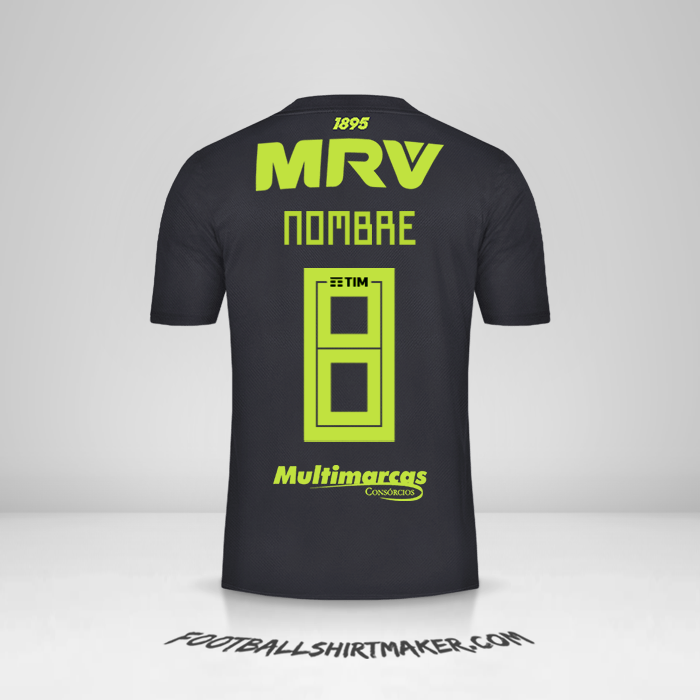 Jersey Flamengo Libertadores 2019 Tercera -  nombre - 8