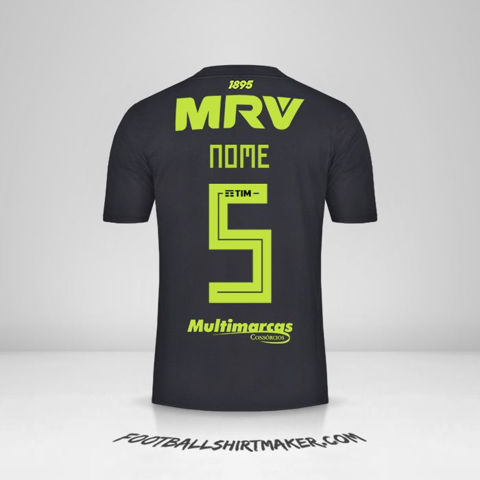 Camisa Flamengo Libertadores 2019 Terceira -  nome - 5