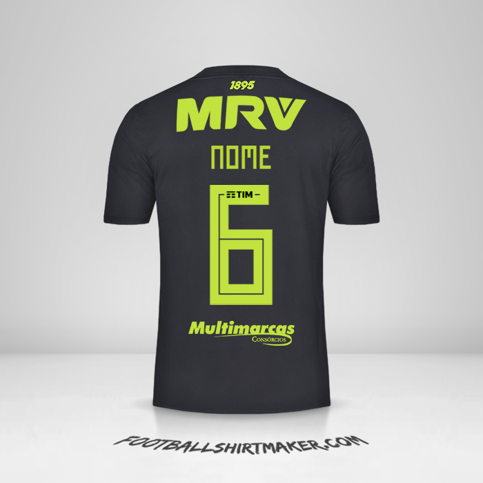 Camisola Flamengo Libertadores 2019 Terceira -  nome - 6
