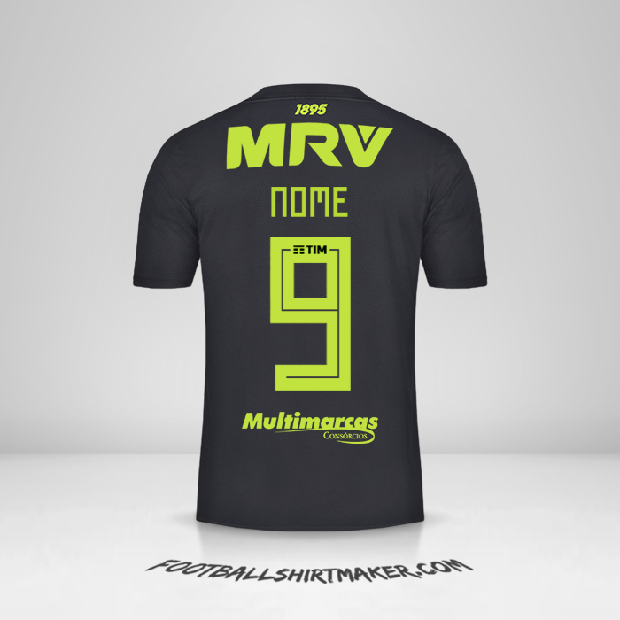 Camisola Flamengo Libertadores 2019 Terceira -  nome - 9