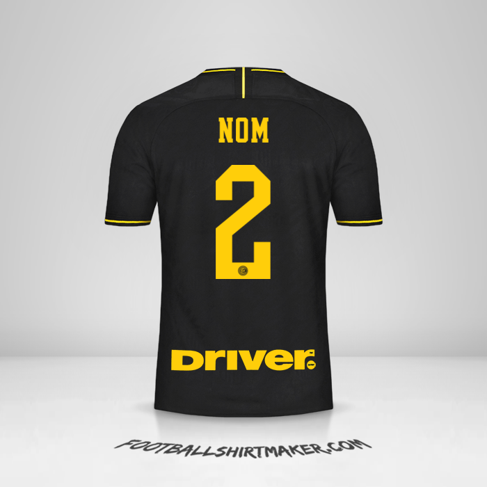 Maillot Inter 2019/20 Troisième -  nom - 2
