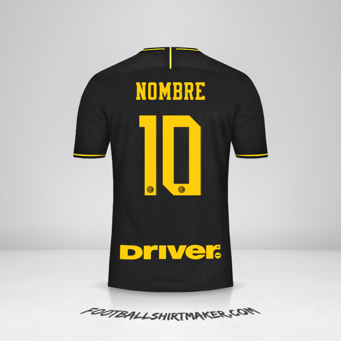 Jersey Inter 2019/20 Tercera -  nombre - 10