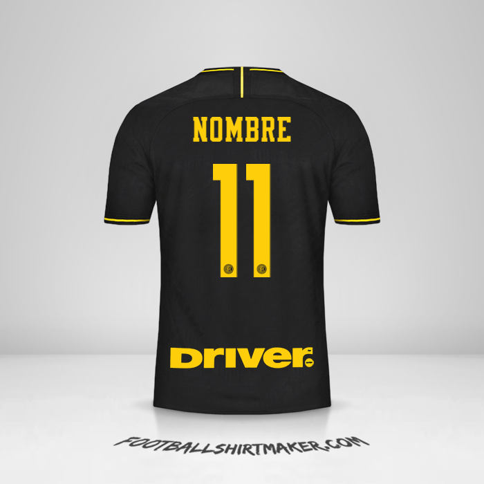 Jersey Inter 2019/20 Tercera -  nombre - 11
