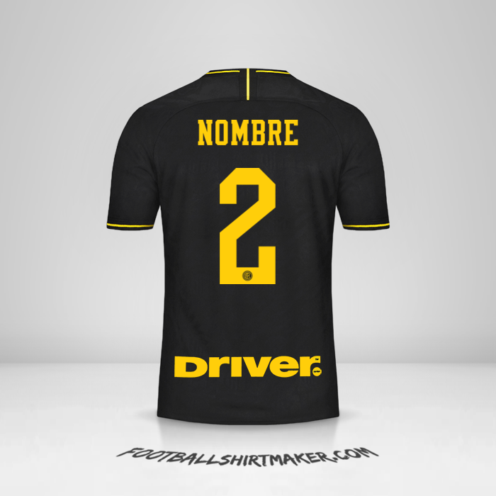 Jersey Inter 2019/20 Tercera -  nombre - 2