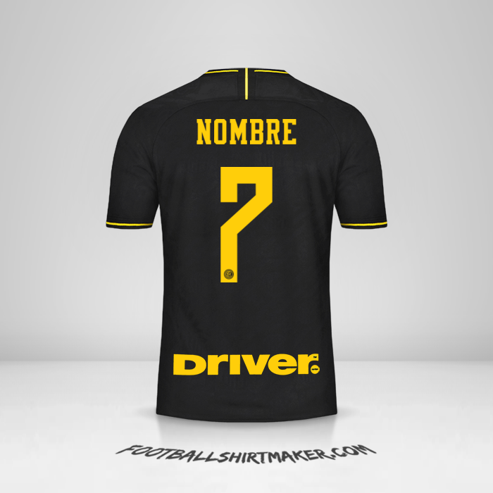 Jersey Inter 2019/20 Tercera -  nombre - 7