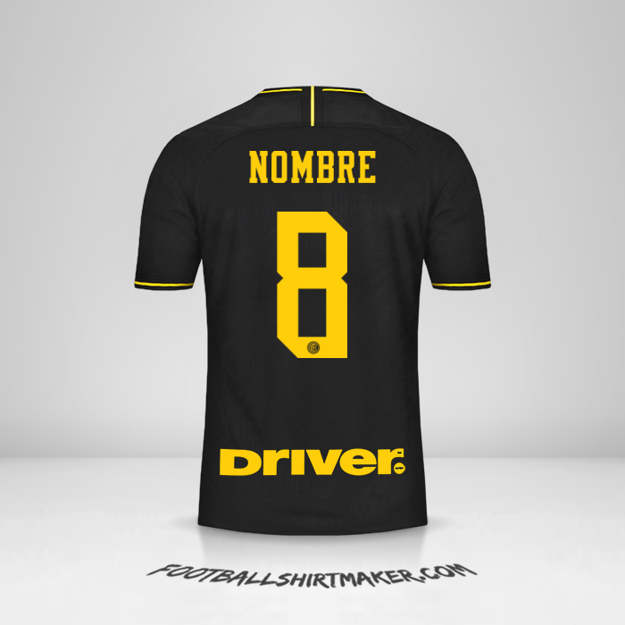 Jersey Inter 2019/20 Tercera -  nombre - 8