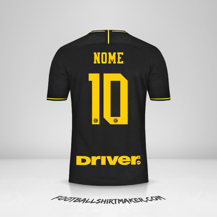 Maglia Inter 2019/20 Terza -  nome - 10