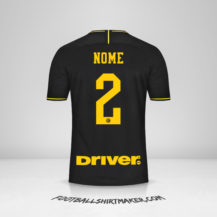 Camisa Inter 2019/20 Terceira -  nome - 2
