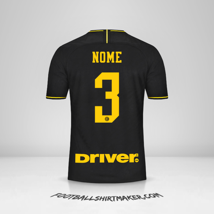 Camisola Inter 2019/20 Terceira -  nome - 3