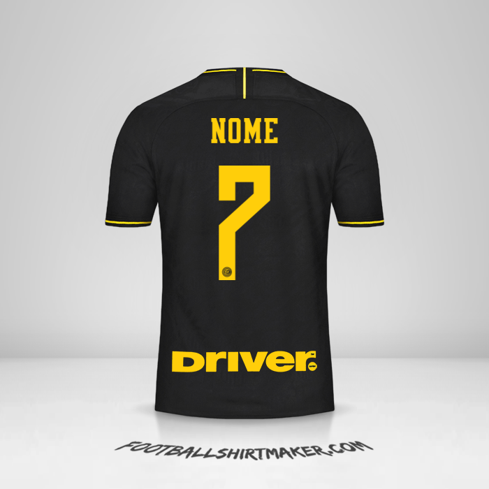 Camisola Inter 2019/20 Terceira -  nome - 7