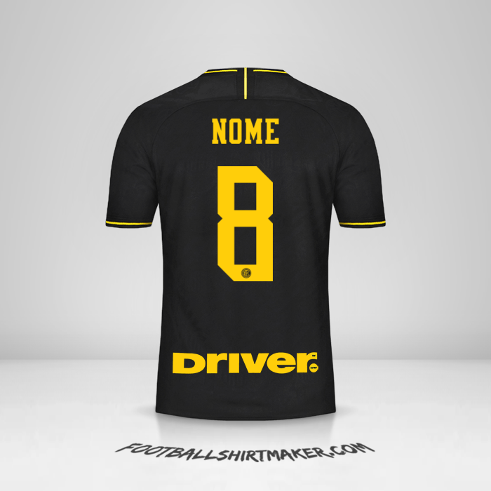 Camisa Inter 2019/20 Terceira -  nome - 8