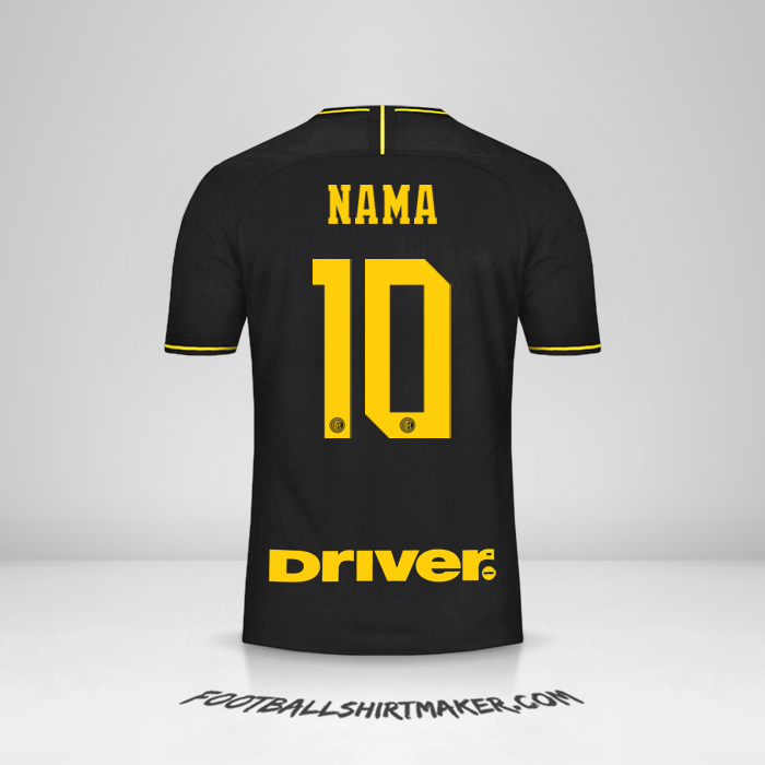 Jersey Inter 2019/20 Ketiga -  nama - 10