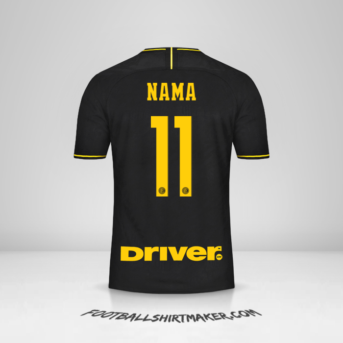 Jersey Inter 2019/20 Ketiga -  nama - 11