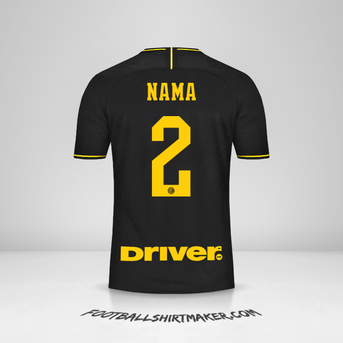 Jersey Inter 2019/20 Ketiga -  nama - 2