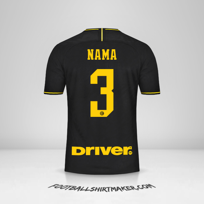 Jersey Inter 2019/20 Ketiga -  nama - 3