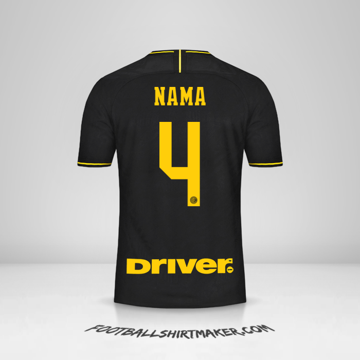 Jersey Inter 2019/20 Ketiga -  nama - 4