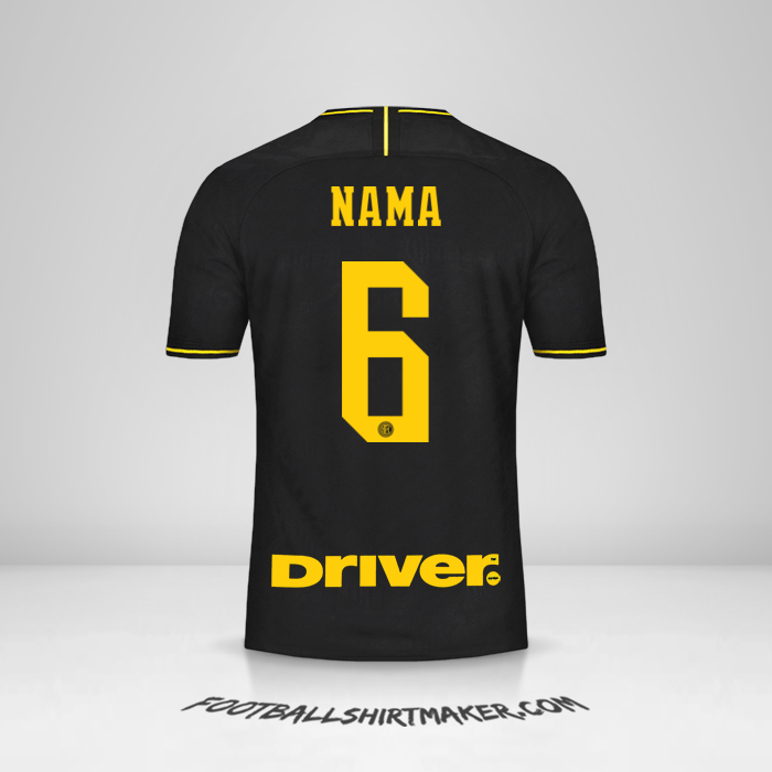 Jersey Inter 2019/20 Ketiga -  nama - 6