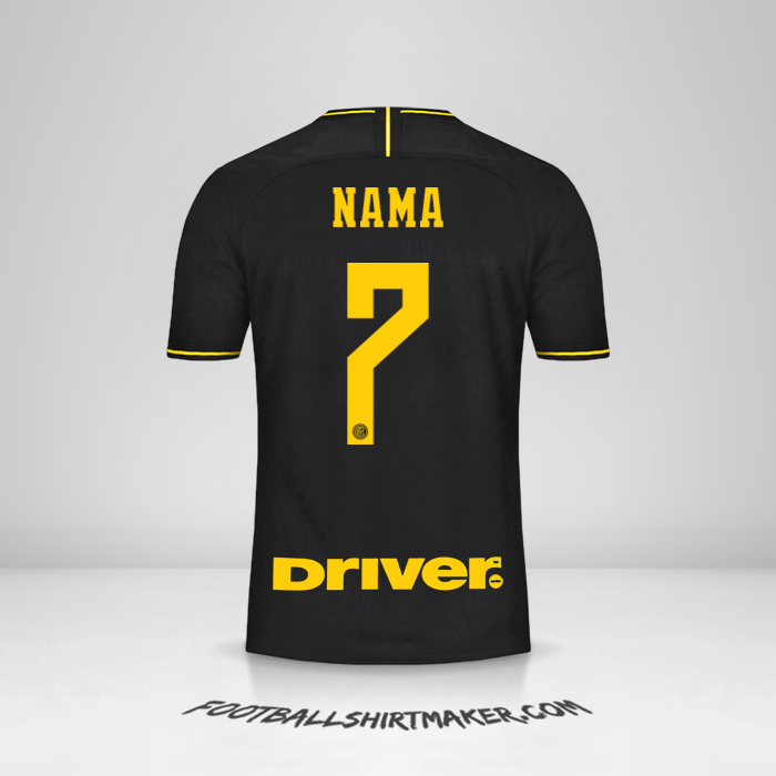 Jersey Inter 2019/20 Ketiga -  nama - 7
