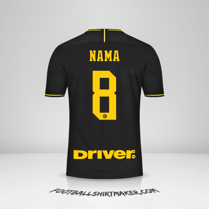 Jersey Inter 2019/20 Ketiga -  nama - 8