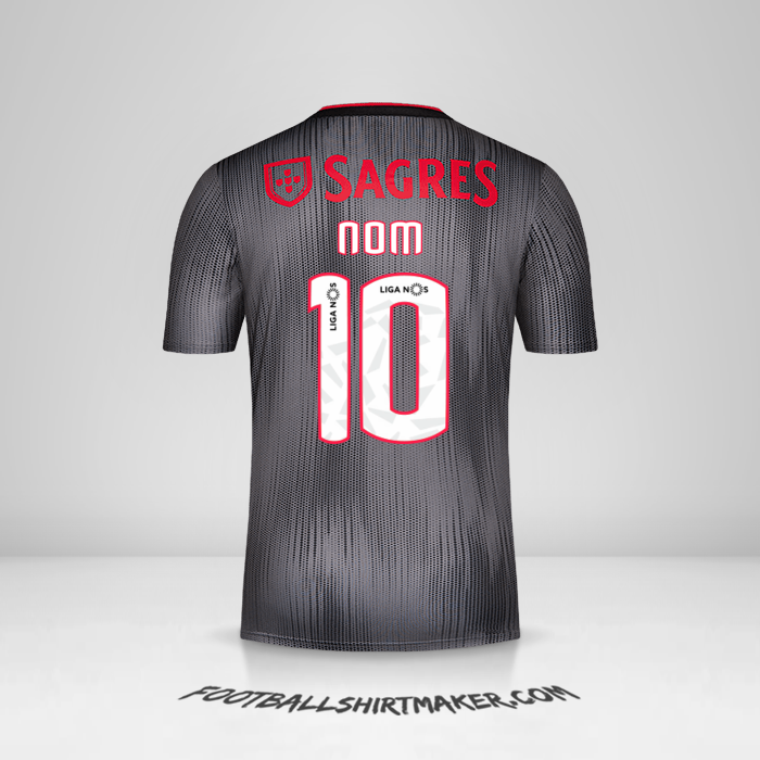 Maillot SL Benfica 2019/20 Extérieur -  nom - 10