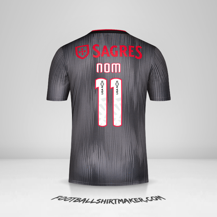 Maillot SL Benfica 2019/20 Extérieur -  nom - 11