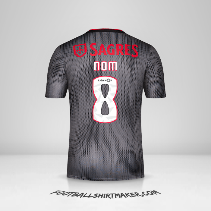 Maillot SL Benfica 2019/20 Extérieur -  nom - 8