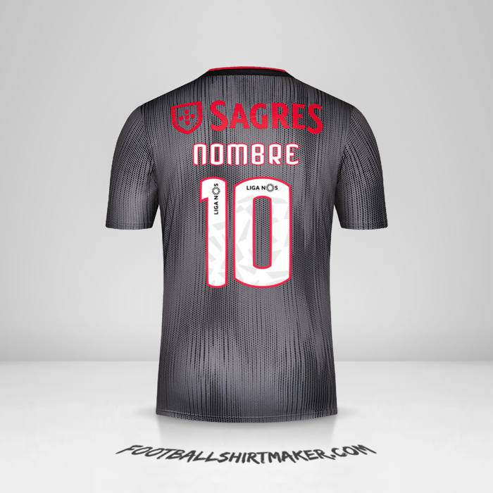 Camiseta SL Benfica 2019/20 Visita -  nombre - 10