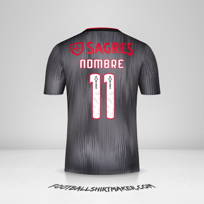 Jersey SL Benfica 2019/20 Visita -  nombre - 11